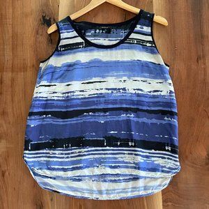 Lafayette 148 silk print tank